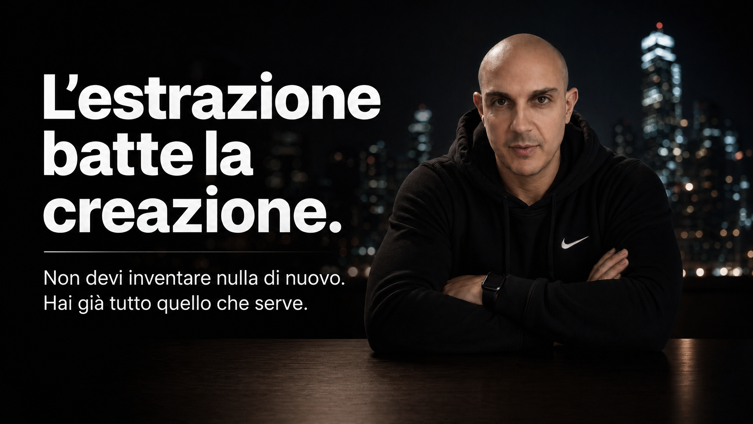 L'estrazione batte la creazione